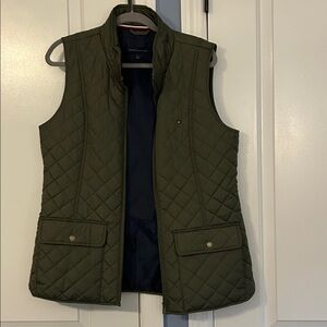 Tommy Hilfiger Green Quilted Vest